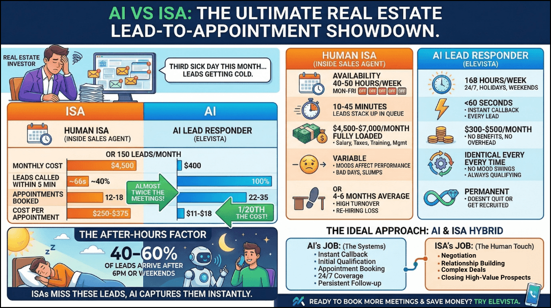 AI vs ISA: Which Books More Real Estate Meetings?