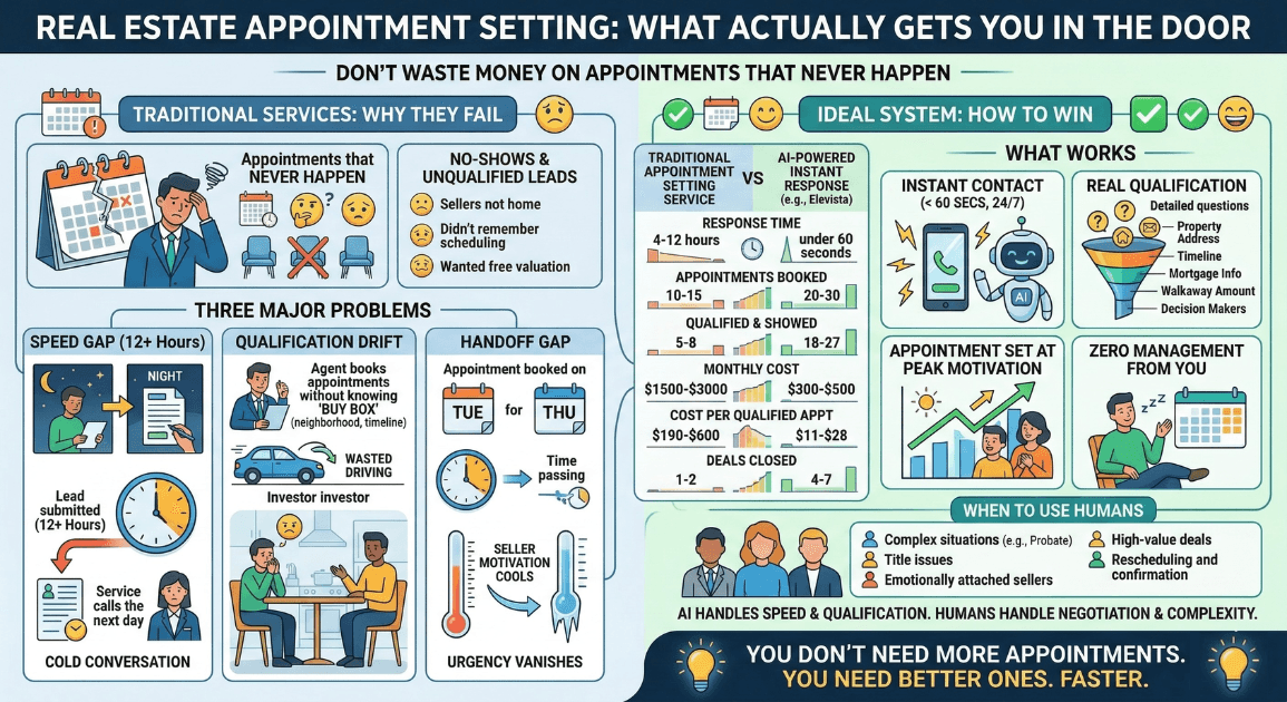 Real Estate Appointment Setting Services: The Real Cost