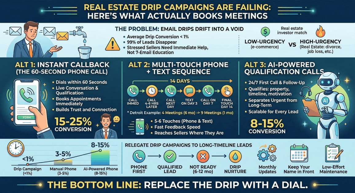 Drip Campaign Alternatives That Book Real Estate Meetings